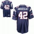 New England Patriots #42 BenJarvus Green-Ellis 2012 Super Bowl XLVI blue