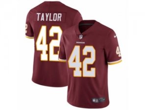 Mens Nike Washington Redskins #42 Charley Taylor Vapor Untouchable Limited Burgundy Red Team Color NFL Jersey