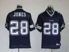 nfl dallas cowboys #28 jones blue