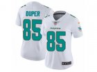 Women Nike Miami Dolphins #85 Mark Duper Vapor Untouchable Limited White NFL Jersey