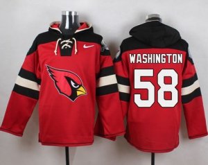 Nike Arizona Cardinals #58 Daryl Washington Red Player Pullover Hoodie