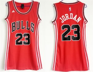 Bulls #23 Michael Jordan Red Women Swingman Jersey