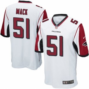 Mens Nike Atlanta Falcons #51 Alex Mack Game White NFL Jersey