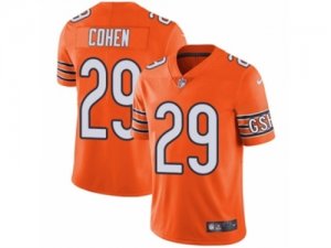 Mens Nike Chicago Bears #29 Tarik Cohen Vapor Untouchable Limited Orange Rush NFL Jersey