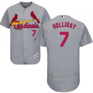 St.Louis Cardinals #7 Matt Holliday Grey Flexbase Authentic Collection Stitched Baseball Jersey