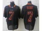 Nike Denver Broncos #7 Elway Black Jerseys(Lights Out Elite)