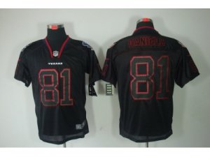 Nike NFL Houston Texans #81 Daniels black Jerseys(Lights Out Elite)