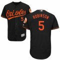 Men's Majestic Baltimore Orioles #5 Brooks Robinson Black Flexbase Authentic Collection MLB Jersey