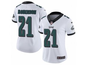 Women Nike Philadelphia Eagles #21 Patrick Robinson White Vapor Untouchable Limited Player NFL Jersey