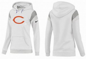 Women Chicago bears Logo Pullover Hoodie-069