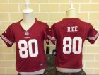 Toddler Nike San Francisco 49ers #80 Jerry Rice Red Jerseys