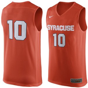 Nike Syracuse Orange #10 Orange Basketball College Jersey