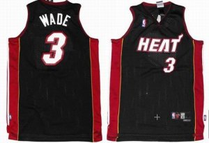 nba fans miami heat #3 wade swingman black