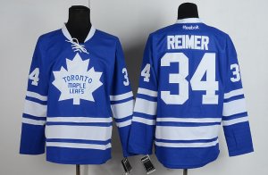 nhl jerseys toronto maple leafs #34 reimer blue(2013 NEW)