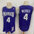 Kings #4 Chris Webber Purple 1998-99 Hardwood Classics Jersey