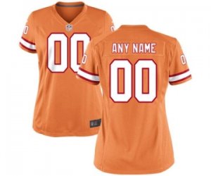 Women Nike Tampa Bay Buccaneers Orange Custom Jersey