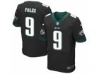 Mens Nike Philadelphia Eagles #9 Nick Foles Elite Black Alternate NFL Jersey