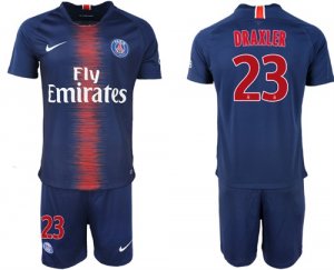 2018-19 Pari Saint-Germain 23 DRAXLER Home Soccer Jersey