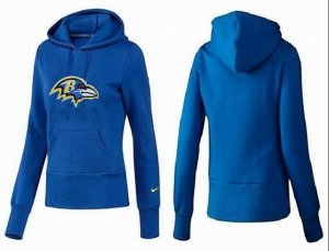 Women Baltimore Ravens Logo Pullover Hoodie-028