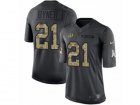 Mens Nike Washington Redskins #21 Earnest Byner Limited Black 2016 Salute to Service NFL Jersey