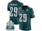 Youth Nike Philadelphia Eagles #29 LeGarrette Blount Midnight Green Team Color Super Bowl LII Champions Stitched NFL Vapor Untouchable Limited Jersey