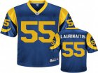 nfl St. Louis Rams #55 James Laurinaitis throwback Blue