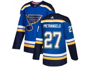 Youth Adidas St. Louis Blues #27 Alex Pietrangelo Blue Home Authentic Stitched NHL Jersey