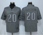 Men Nike Detroit Lions #20 Barry Sanders Gray Stitched Gridiron Gray Limited Jersey