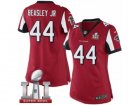 Womens Nike Atlanta Falcons #44 Vic Beasley Limited Red Team Color Super Bowl LI 51 NFL Jersey