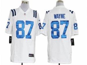 Nike NFL Indianapolis Colts #87 Reggie Wayne White Game Jerseys