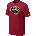 Jacksonville Jaguars Sideline Legend Authentic Logo T-Shirt Red