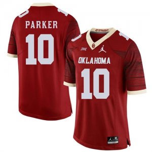 Oklahoma Sooners #10 Steven Parker Red 47 Game Winning Streak College Football Jersey