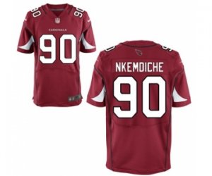 Men\'s Nike Arizona Cardinals #90 Robert Nkemdiche Elite Red Team Color NFL Jersey