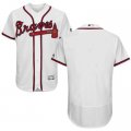 2016 Men Atlanta Braves Majestic White Flexbase Authentic Collection Team Jersey