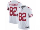 Mens Nike San Francisco 49ers #82 Logan Paulsen Vapor Untouchable Limited White NFL Jersey