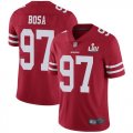 Nike 49ers #97 Nick Bosa Red 2020 Super Bowl LIV Vapor Untouchable Limited Jersey