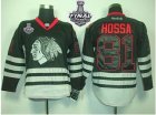 nhl jerseys chicago blackhawks #81 hossa black ice[2013 stanley cup]