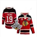 nhl jerseys chicago blackhawks #19 toews red[pullover hooded sweatshirt][2013 stanley cup][2013 Stanley cup champions]