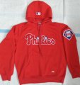 Phillies hooded sweatshirt Red