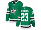 Adidas Dallas Stars #23 Brian Bellows Green Home Authentic Stitched NHL Jersey