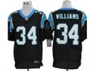 Nike Carolina Panthers #34 DeAngelo Williams Black Elite Jerseys