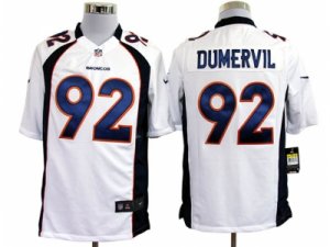 Nike NFL denver broncos #92 dumervil white Game Jerseys