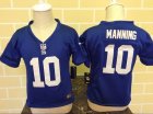 kids Nike New York Giants #10 Eli Manning blue Jerseys