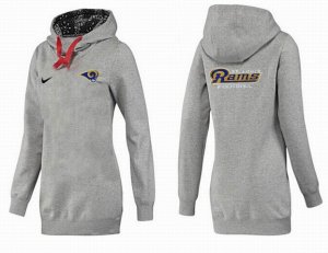 Women St. Louis Rams Logo Pullover Hoodie-040