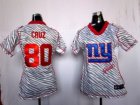 Nike Women New York Giants #80 Victor Cruz FEM FAN Zebra Jerseys
