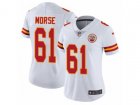 Women Nike Kansas City Chiefs #61 Mitch Morse Vapor Untouchable Limited White NFL Jersey
