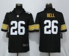 Nike Steelers #26 Le'Veon Bell Black Alternate Game Jersey