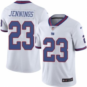 Youth Nike New York Giants #23 Rashad Jennings Limited White Rush NFL Jersey