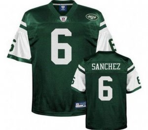 nfl new york jets #6 sanchez green[kids]