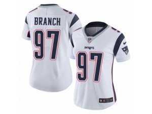 Women Nike New England Patriots #97 Alan Branch Vapor Untouchable Limited White NFL Jersey